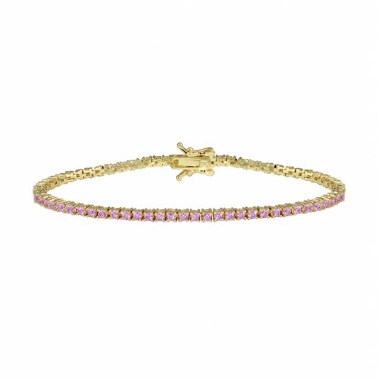 Color Thin Tennis Bracelet